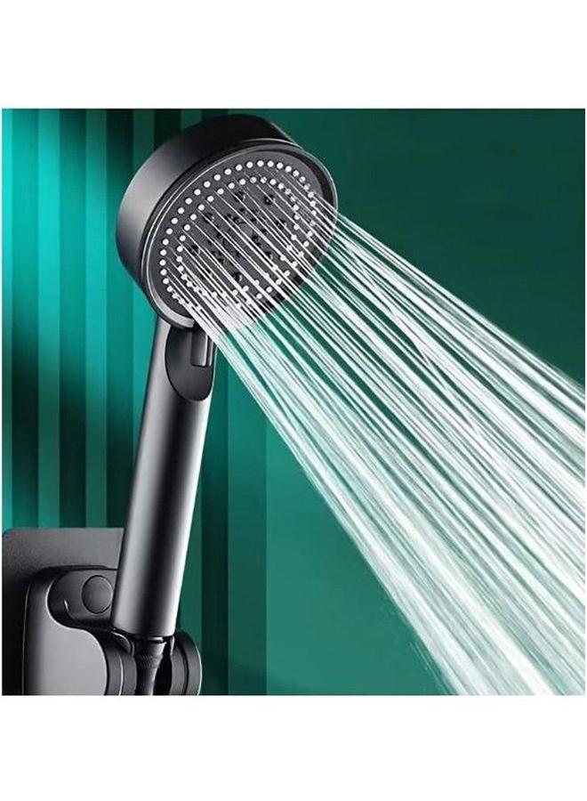 HOMESTAR 5 Mode Pressure Boost Shower Head, Handheld Turbocharged Fan High Water Saving, Adjust the Volume, Easy to Install for Bathroom - Image 4