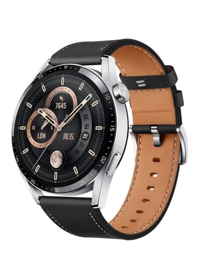 Ocean Bracelet Watchband For Huawei Watch GT3 Leather Straps Honor Magic 3 22mm - Image 1