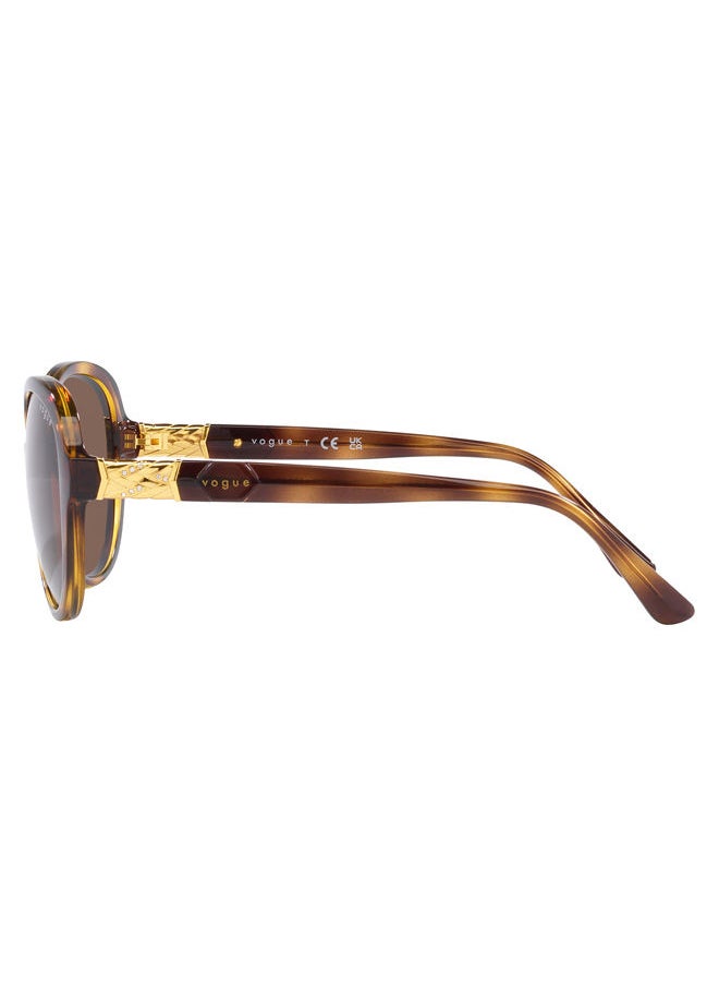 Vogue Full Rim Butterfly Sunglasses 5475SB,57, W656,73  - Image 3