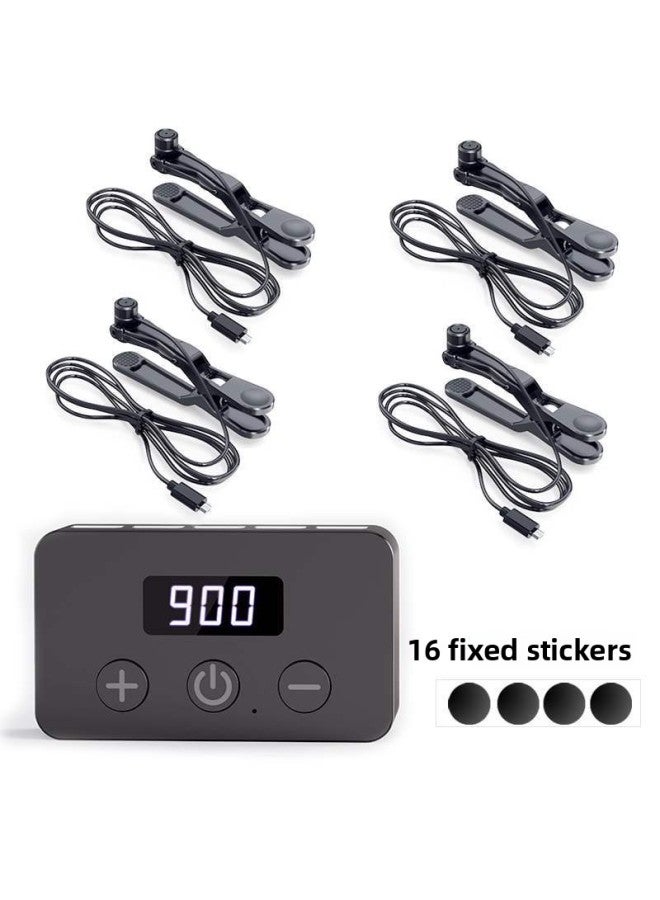 Mobile Phone Screen Automatic Clicker Connecting Point Device Physical Point Screen Device Game Hang-up Studio Red Hearts-Colour:Charging Speed Control Host + 4 Click Heads - Image 1
