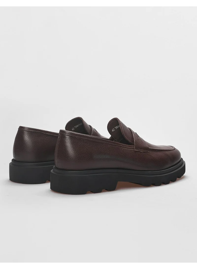 Cabani Leather Brown Men's Casual Shoes