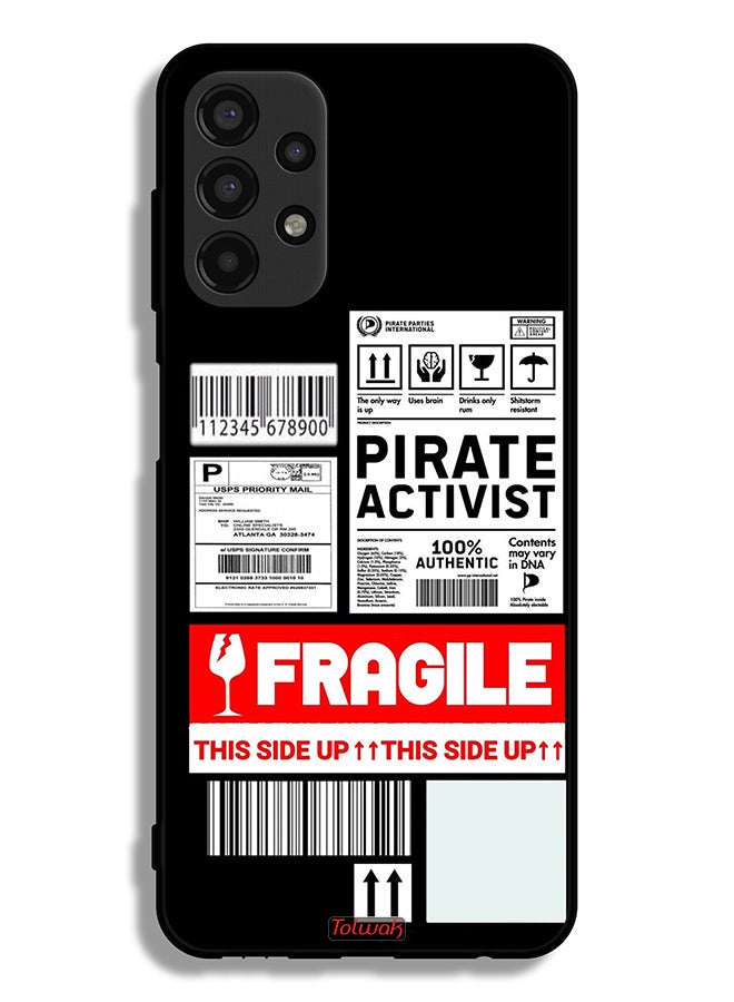 Tolwak Samsung Galaxy A13 4G Protective Case Cover Private Activist Fragile Sticker - Image 1