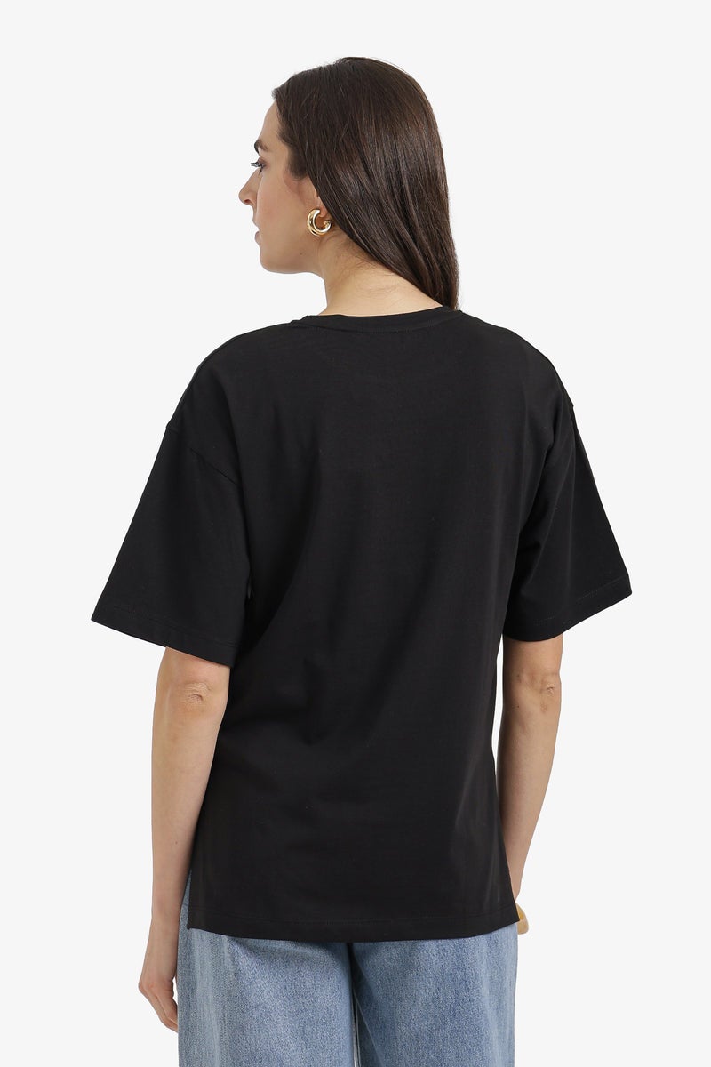 Carina Oversized Crew Neck T-Shirt - Image 4