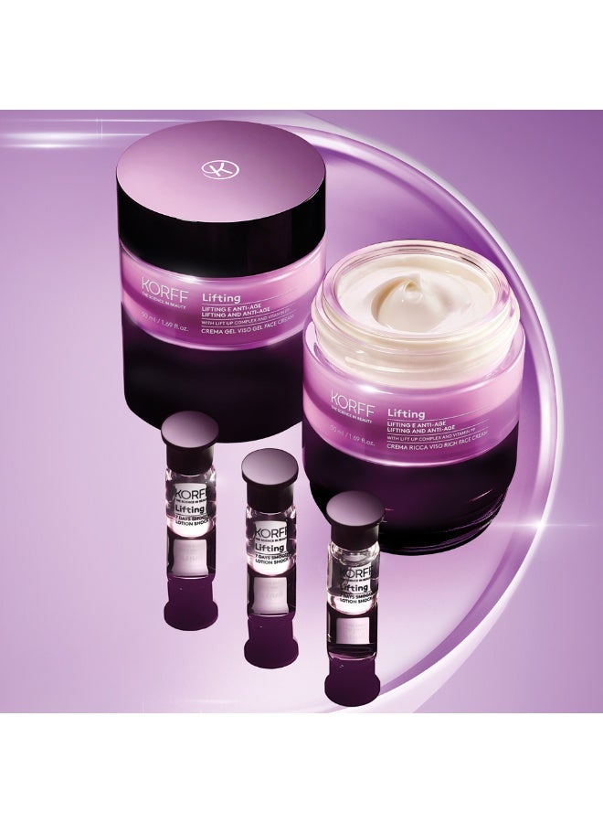 Korff Lifting 40-76 Gel Face Cream 50ml Anti Wrinkle Care Helps Firm Skin Improve Elasticity Smooth Texture Regulate Sebum with Lift Up Complex for Normal Combination Skin - Image 3