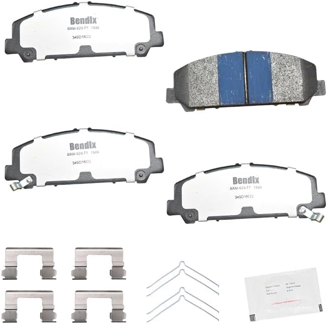 Bendix Fleet Metlok MKD1509FM Semi-Metallic Front Brake Pads for INFINITI QX56 2013-2006,QX80 2024-2014,Nissan Armada 2015-2006,Armada 2022-2017,TITAN 2015-2007,TITAN 2019-2017,TITAN 2022-2021,2024 - Image 2