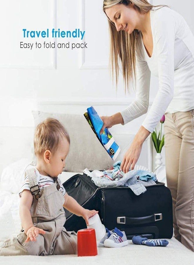 PARVY Inflatable Baby Kids Water Play Mat Toys Tummy Time Leakproof Water Play Mat, Fun Activity Play Center Indoor and Outdoor Water Play Mat for Baby (1Pcs) (Multicolor) - Image 5