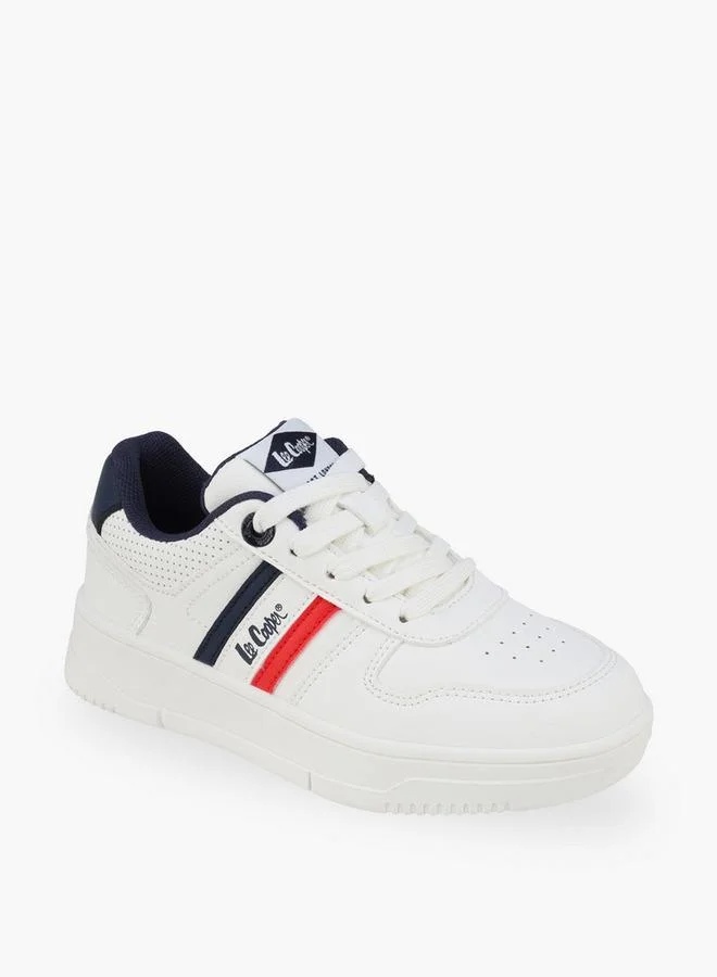 لي كوبر Boys Lace-Up Ankle Sneakers