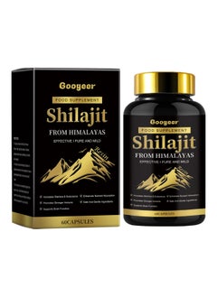 Googeer Shilajit Energy Capsules，Natural Dietary Supplements，Immune Enhancement Capsules，Promote Bone Protein Growth,Increase Resistance Mineral Supplement ，Protecting the Health of the Elderly and Children  - Image 1