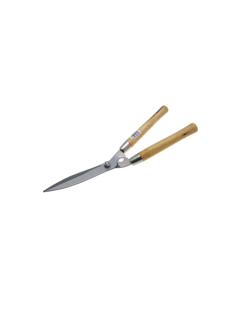 Beorol Pruning Scissors Hedge Shears Clippers with Long Wooden Handle for Lawn and Garden - Image 1