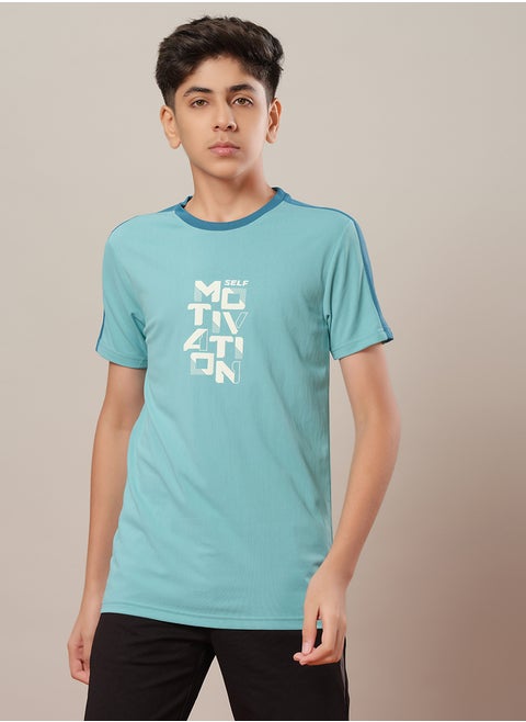 Color Block Short Sleeve Regular Fit T-Shirt