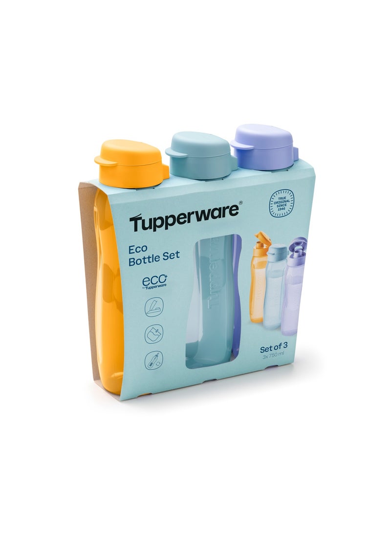 Tupperware زجاجة إيكو جين II 750 مل × 3 - Image 4