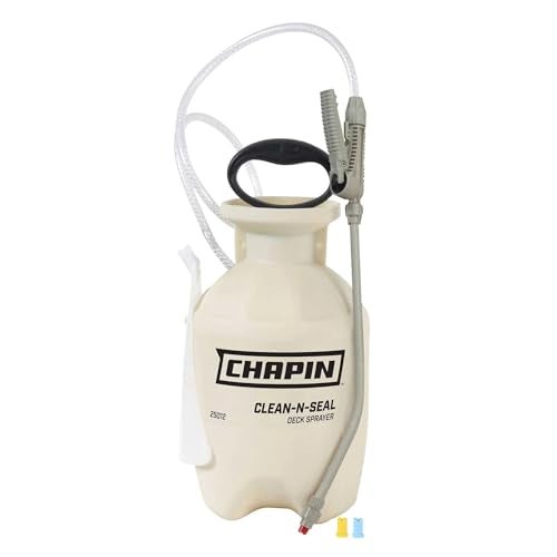 Chapin International Chapin 25012 1-Gallon Clean 'N Seal Poly Deck Sprayer for Deck Cleaners and Transparent Stains and Sealers, 1-Gallon (1 Sprayer/Package) - Image 1