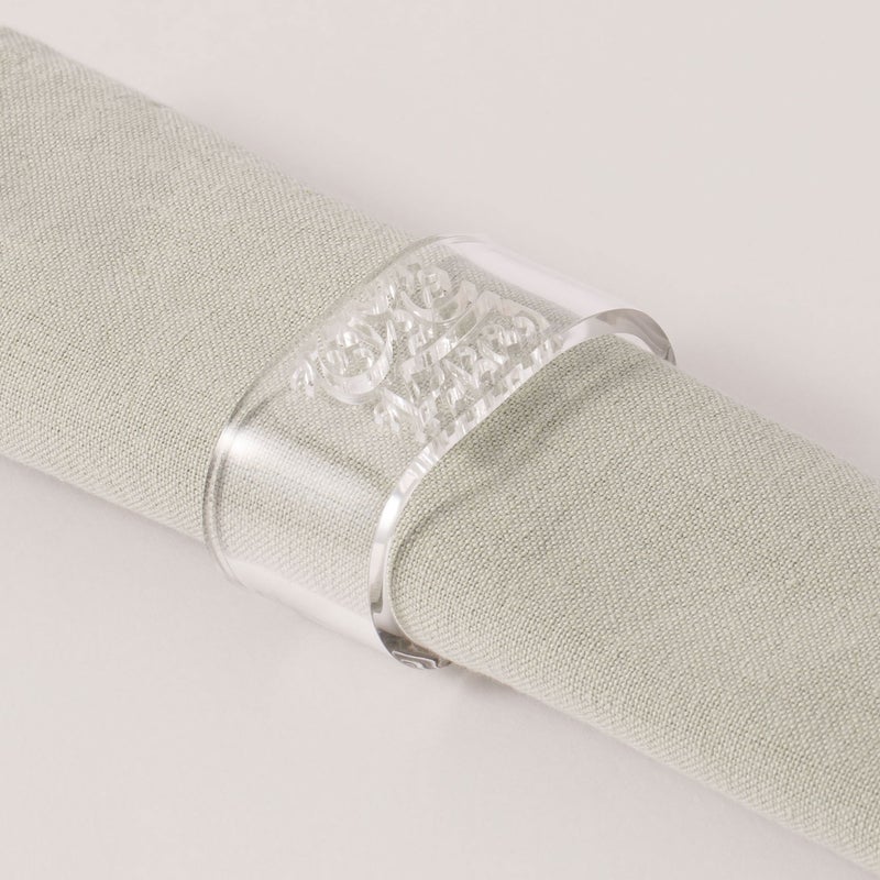 La Mesa 4pcs acrylic napkin ring 4.5*4.5cm - Image 1