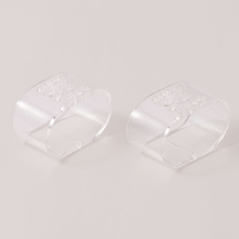 La Mesa 4pcs acrylic napkin ring 4.5*4.5cm - Image 3