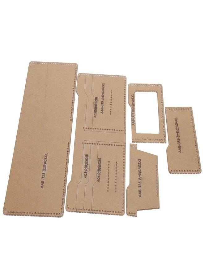 Jeanoko Acrylic Template Leather Short Wallet Purse Pattern Set Accessory Hand Craft DIY Tools for Short Wallet - Image 4