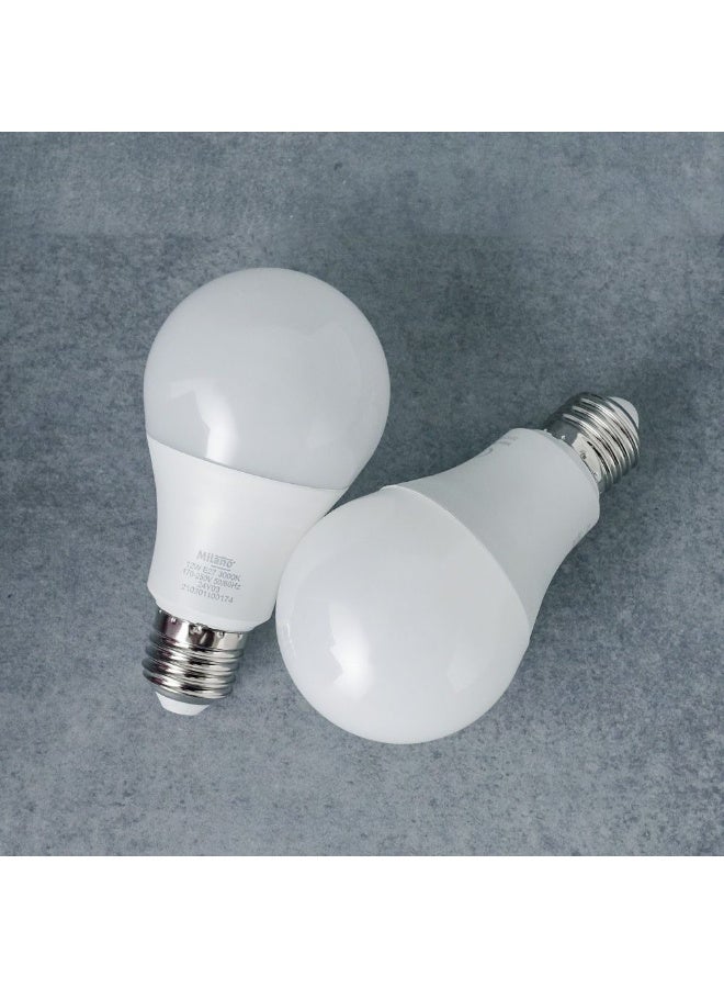 DANUBE HOME Danube Home Milano LED Bulb 2Pcs Set 12W E-27 6500K | Light Bulbs Energy Saving Lamp For Living Room Bedroom Dining Room Offices - Image 2