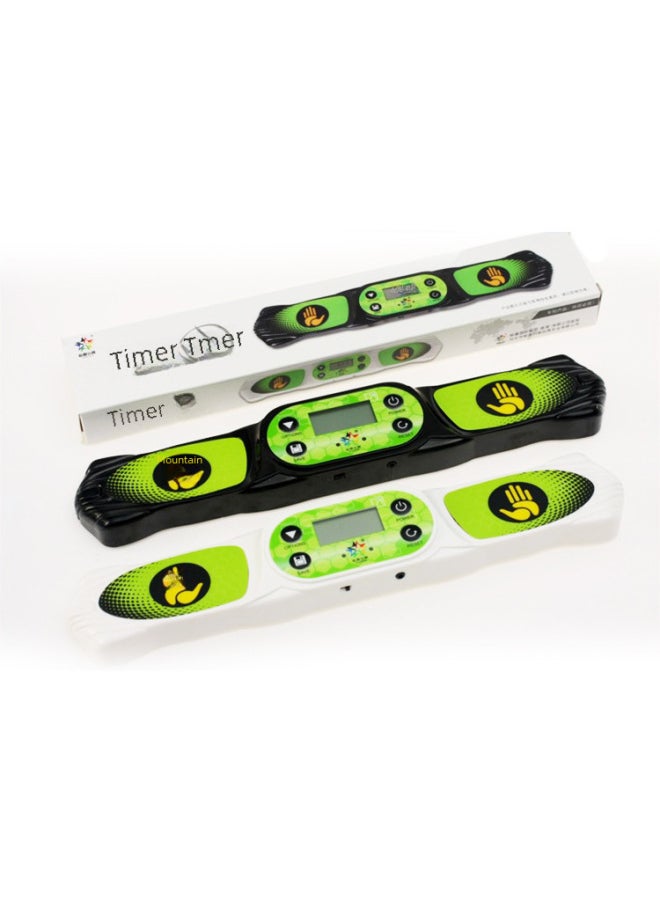 Generic - Yuxin Rubik's Cube Three Generation Four Generation Timer Racing Competition Special External Display Timer Stacked Cup Timing-Color:Yuxin Fourth Generation Timer White - Image 1