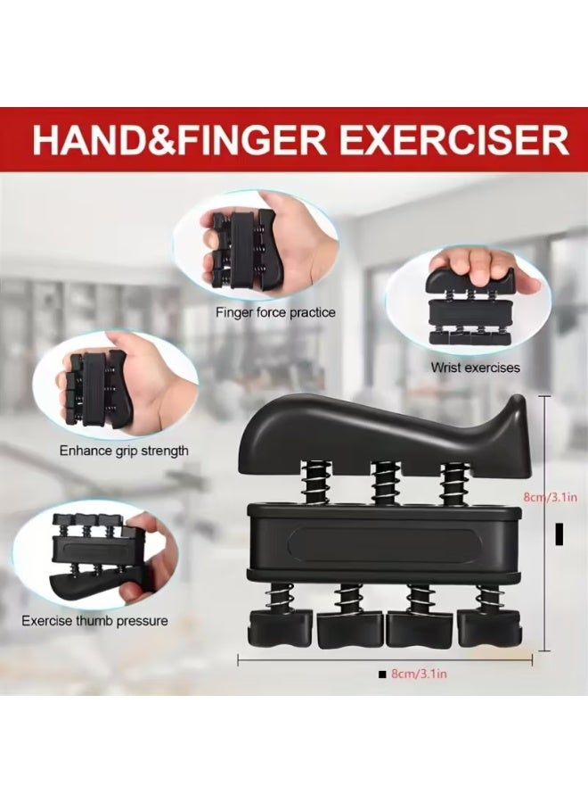 5-in-1 Hand Grip Strength Training Set – Finger, Wrist & Forearm Exerciser Kit for Men & Women, Durable Material, Portable Home Fitness Equipment, Color May Vary - Image 2