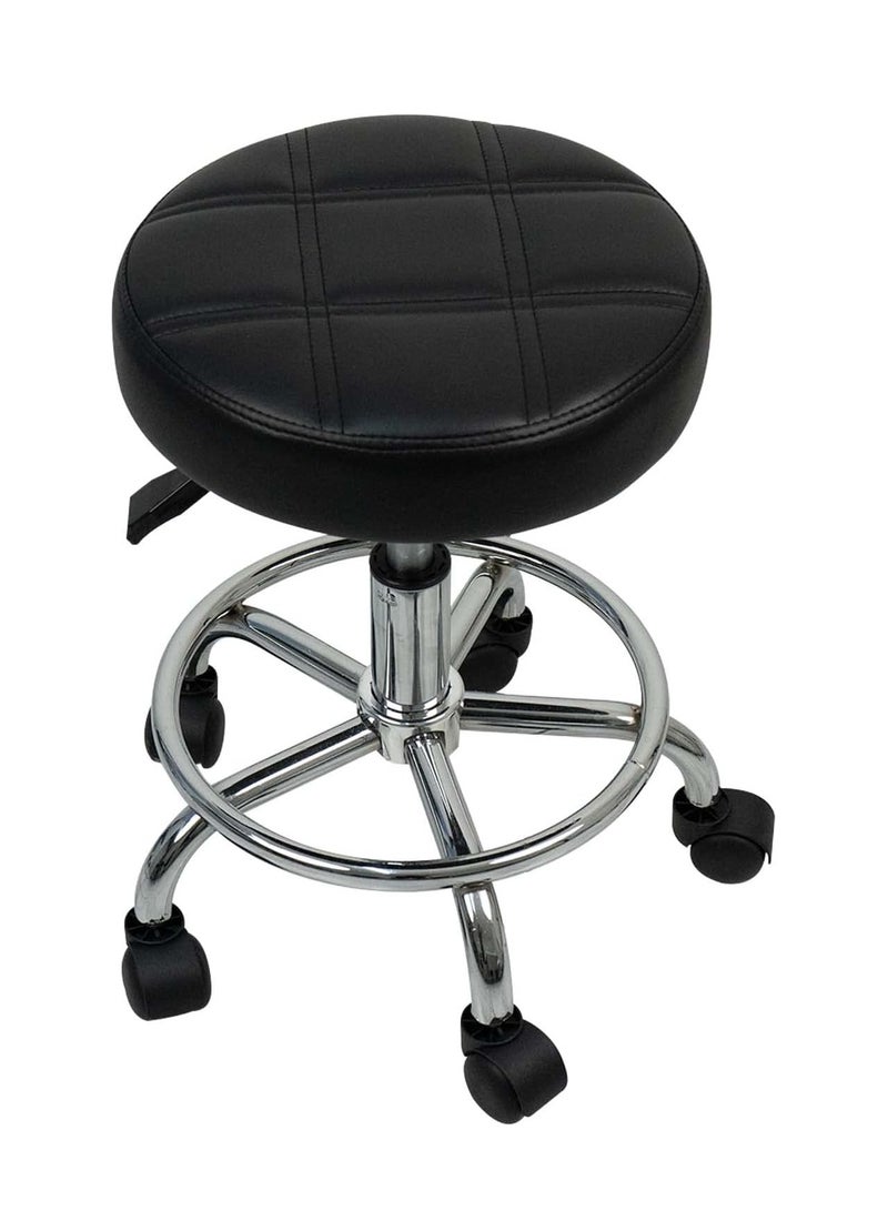 Meishida Rolling Stool Chair Pully Stool Height Adjustable Swivel Lightweight Chair  - Image 1