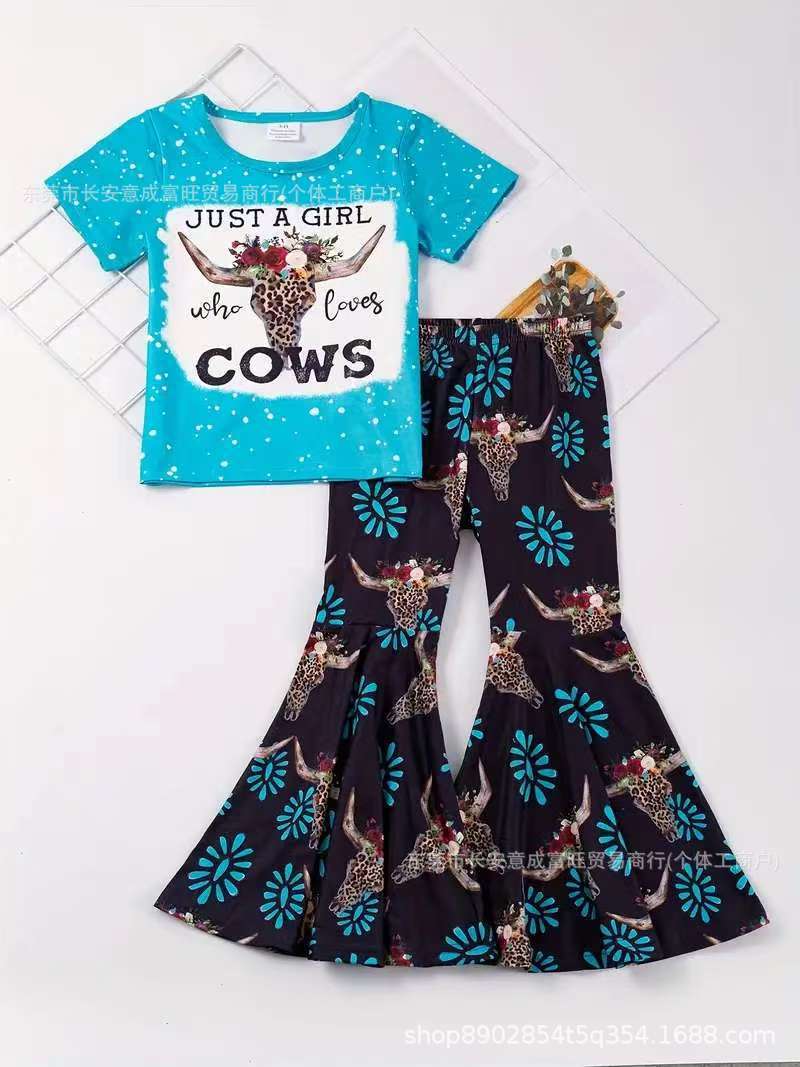 European Festival Girls' Set Baby Party Two Piece Set - Image 1