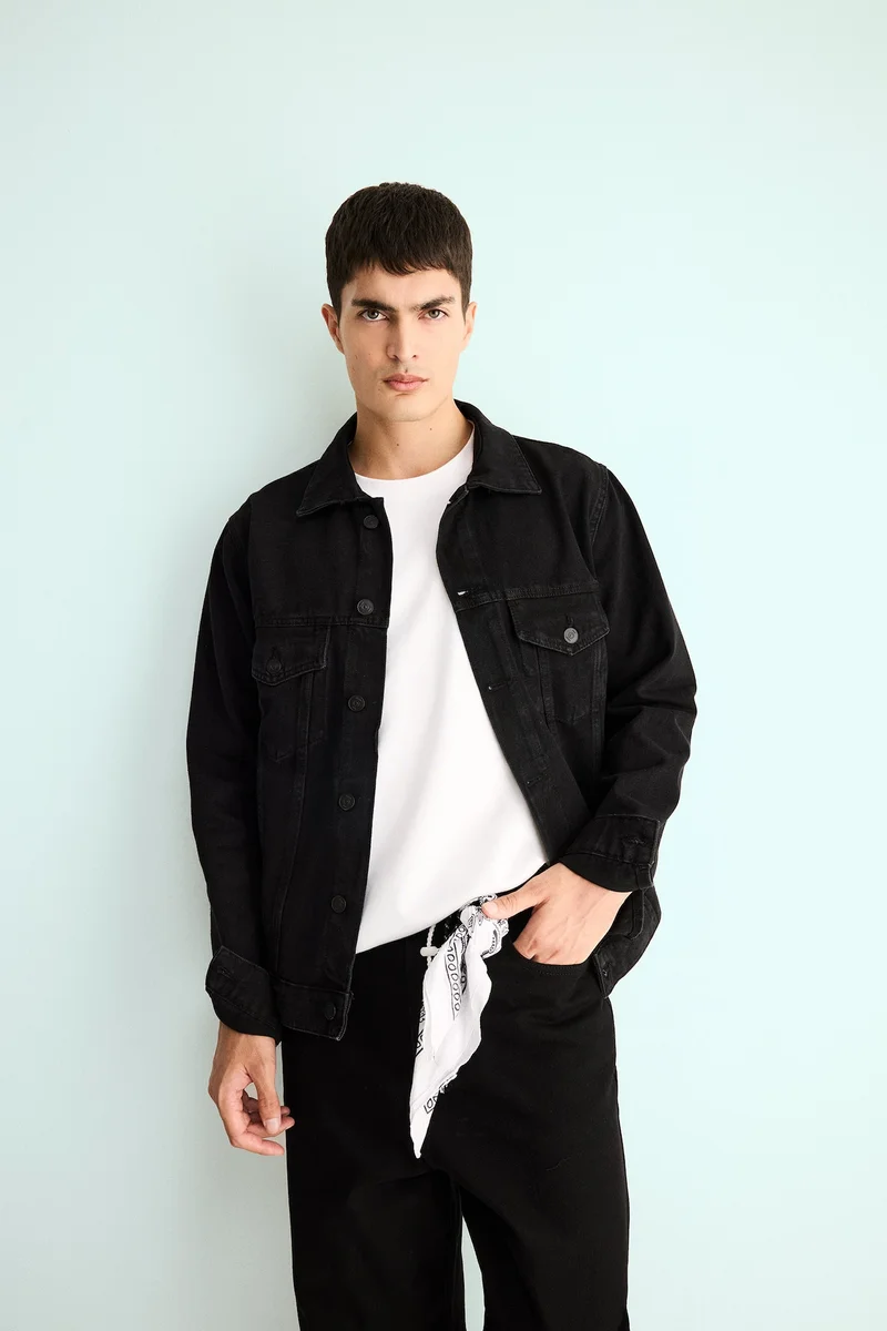 Defacto Regular Fit Denim Jacket