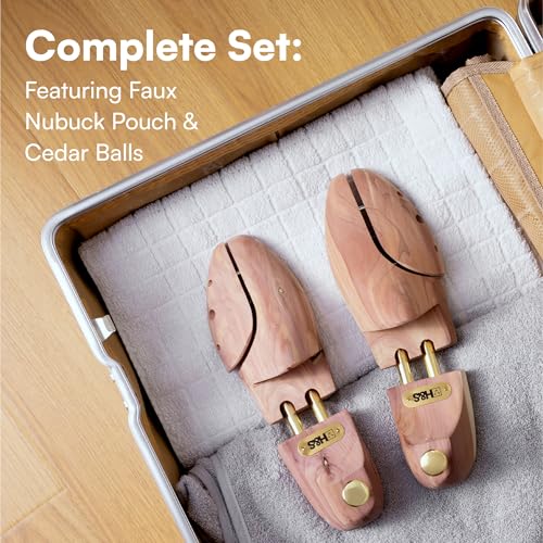 HST H&S Cedar Wood Shoe Stretcher - Cedar Shoe Tree for Men and Women - Shoes Stretchers - Womens or Mens Shoes - Wooden Boot or Leather Shoe-Stretcher Shaper - Shape Your Footwear - Image 4