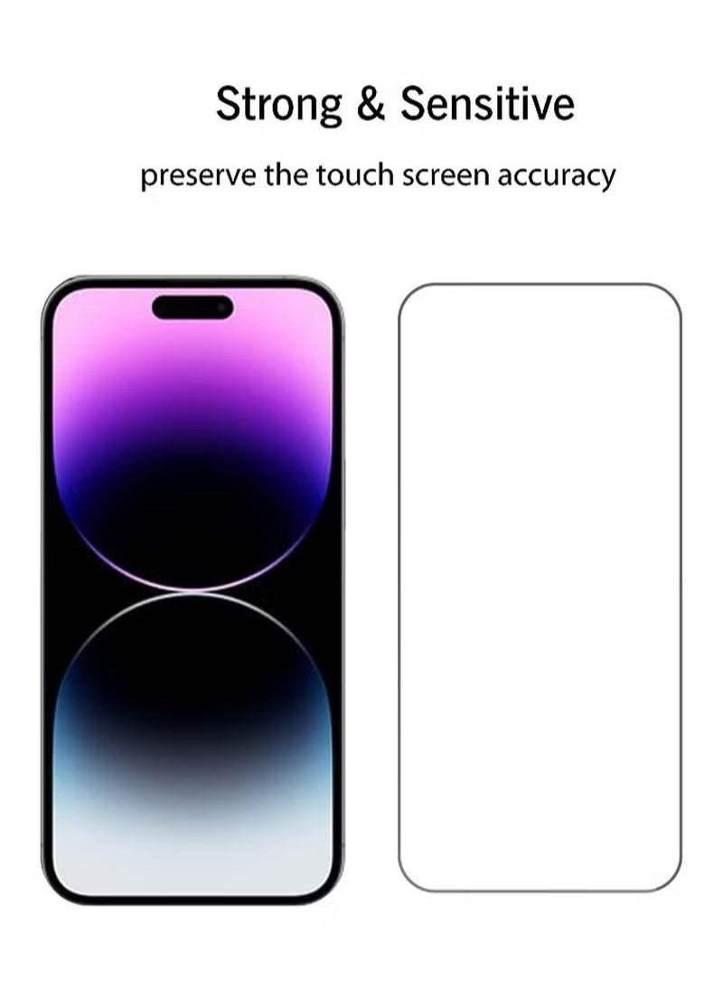 X-level - iPhone 15 Pro Max Case Transparent Mobile Phone Back Flowers Pattern Four Corner Shockproof Protective Camera Protection Funtion With 1 Screen Film Tempered Glass Cover Protector For Women Girl - Image 1