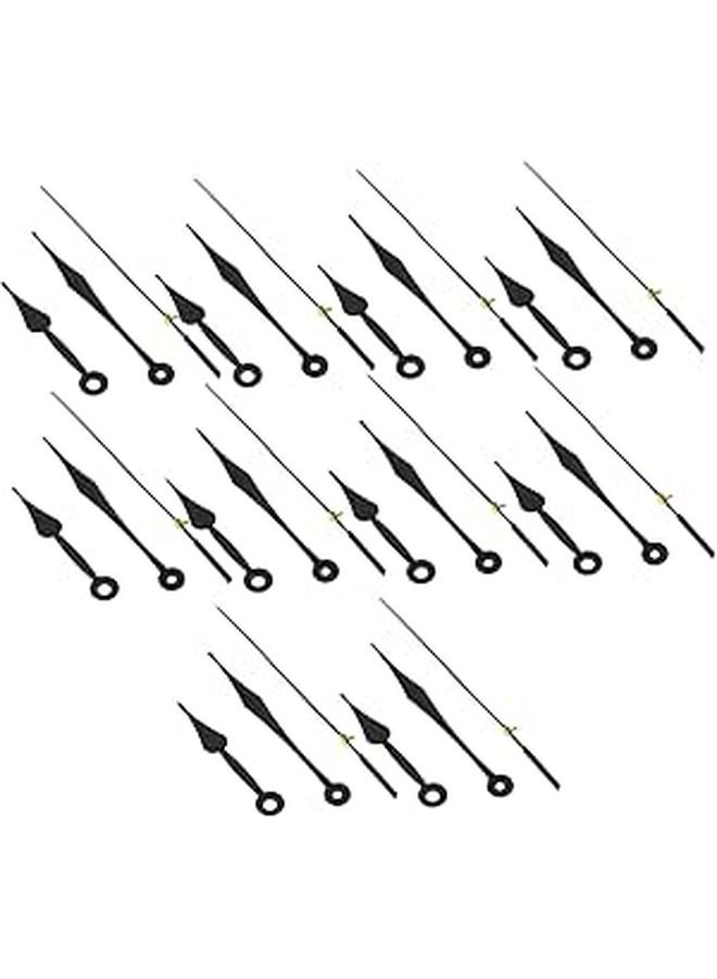 10 Sets Clock Hands Replacement Kit Lightweight Plastic Clock Pointers Easy To Use - Image 1