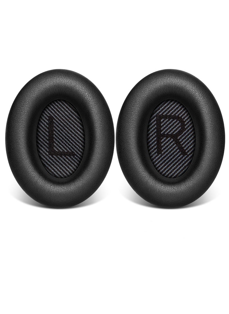Generic - Replacement Ear-Pads Cushions For Bose QuietComfort-35 (QC-35) And QuietComfort-35 II (QC-35 II) Over-Ear Headphones Black - Image 1