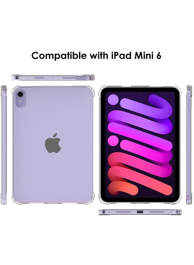 MIGOFAST IPad Mini 6 (2021 Model  Ultra Slim Transparent Soft TPU Back Cover Skin for iPad Mini 6 Generation Case - Image 2