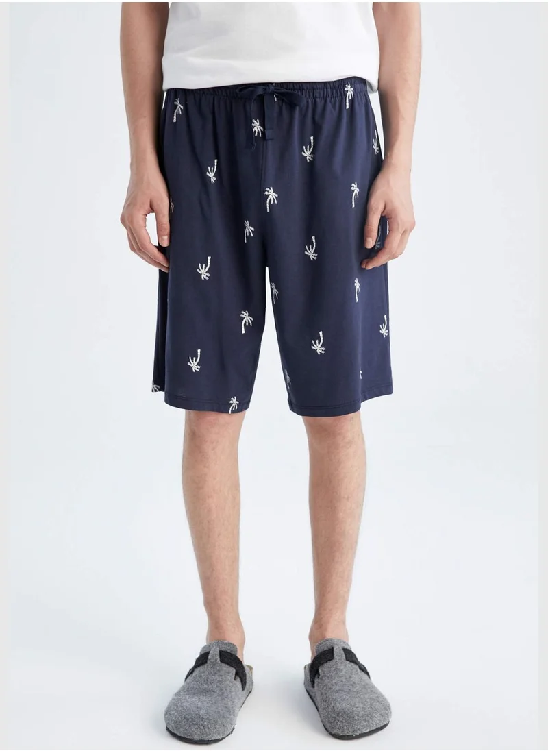 DeFacto Regular Fit Patterned Pyjama Shorts