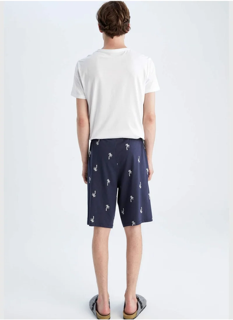 DeFacto Regular Fit Patterned Pyjama Shorts