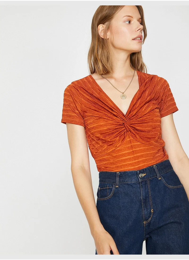 KOTON Draw String T-Shirt