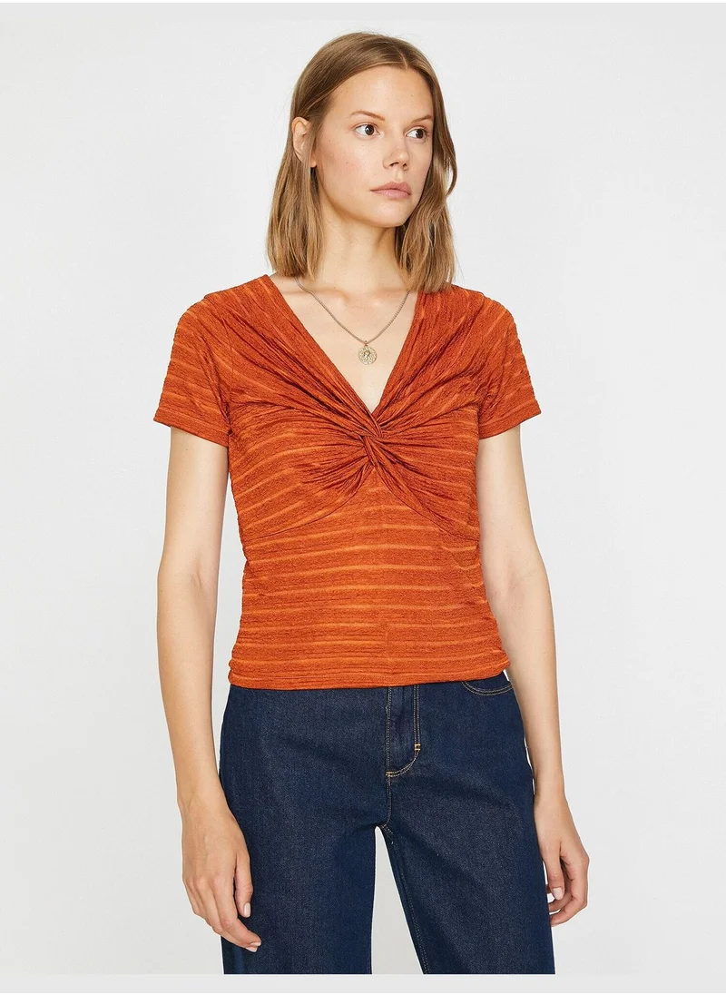 KOTON Draw String T-Shirt