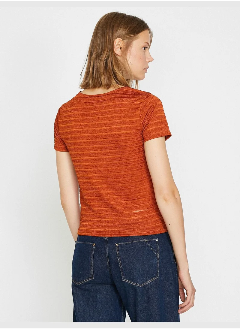 KOTON Draw String T-Shirt