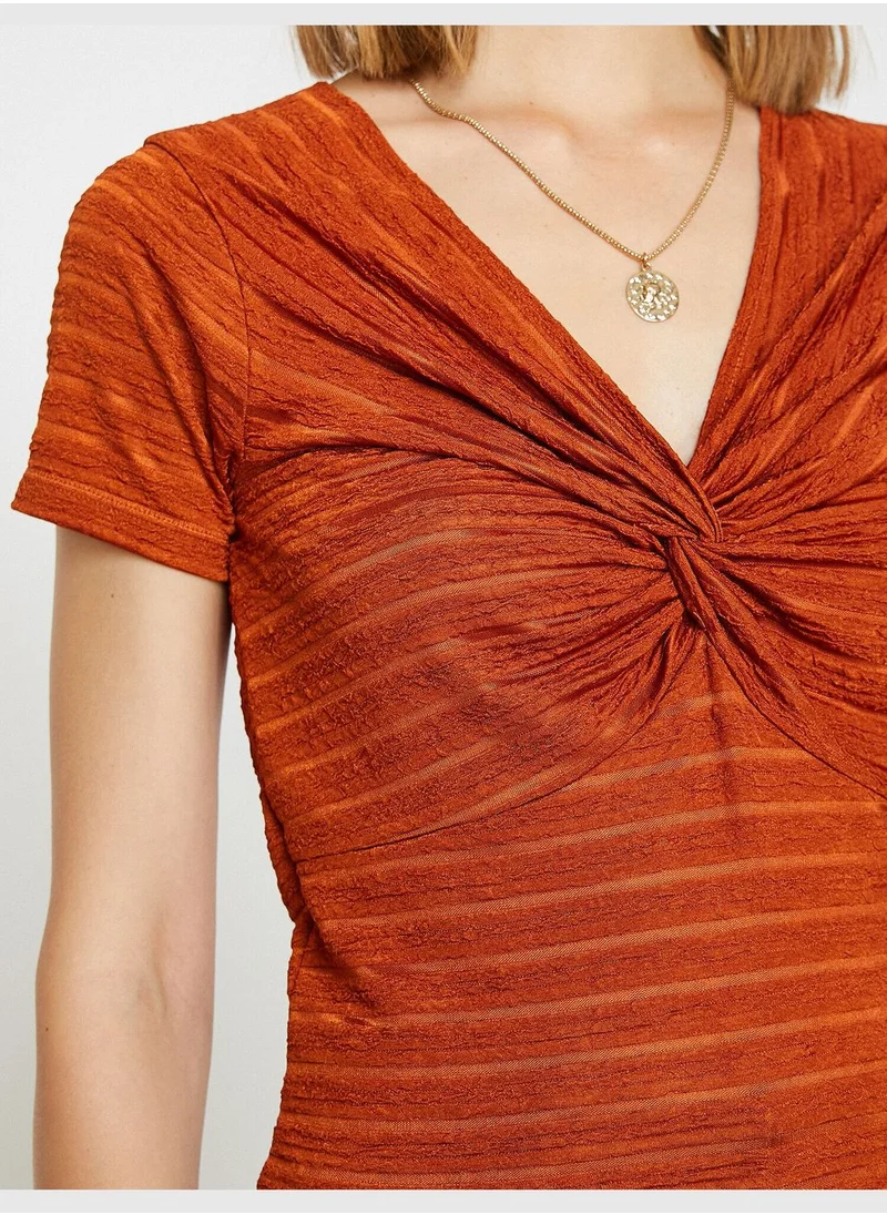KOTON Draw String T-Shirt