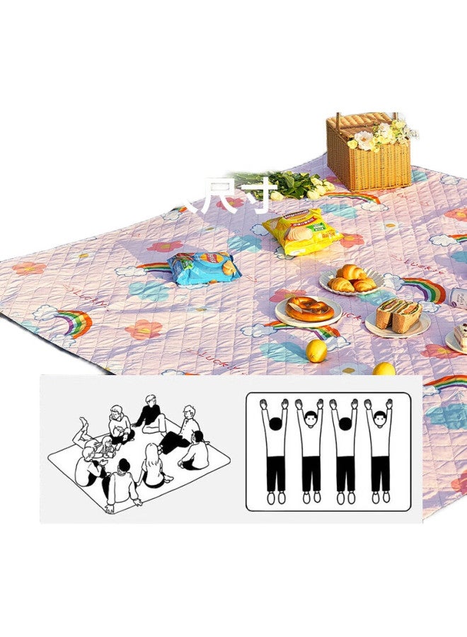 OFEIS Picnic Mat, Moisture-Proof Mat, Outdoor Camping Mat, Beach Mat, Picnic Blanket, Tent Mat, Thickened Spring Outing Mat, Outdoor Cooking Mat, Lawn Mat - Image 3