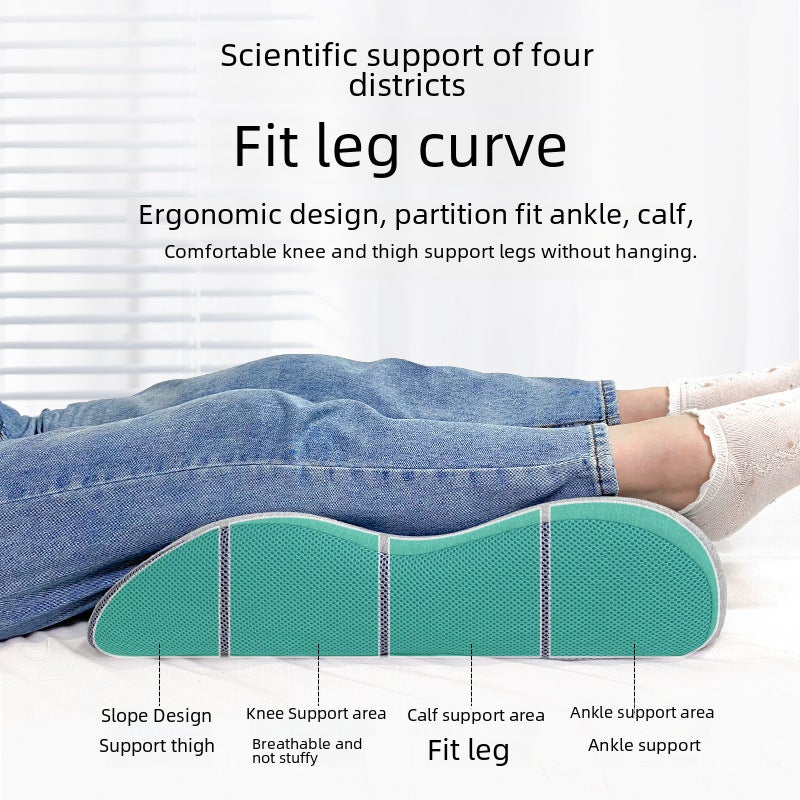 Leg Pillow, Memory Foam Foot Pillow, Foot Rest Artifact, Bed Sleeping Pad, Decompression Cushion, Leg Lift Pad for Pregnant Women(Air layer diamond grid, 54*43*15cm) - Image 2