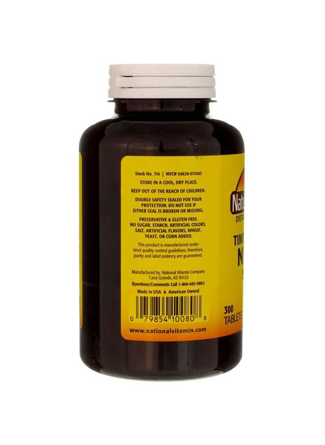 Nature's Blend - Niacin Timed Release 500 mg 500 mg 300 Tabs - Image 1
