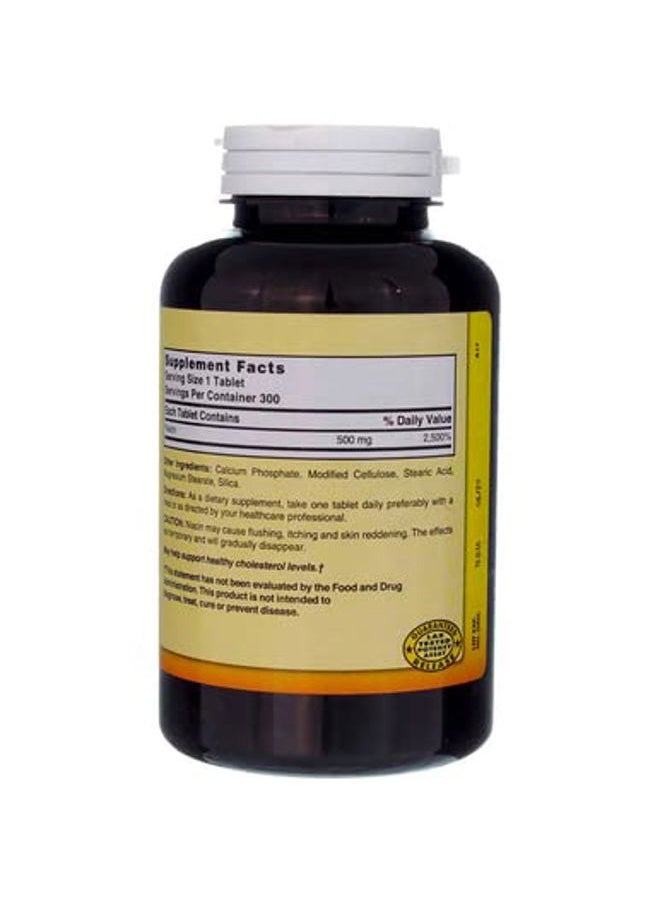 Nature's Blend - Niacin Timed Release 500 mg 500 mg 300 Tabs - Image 1