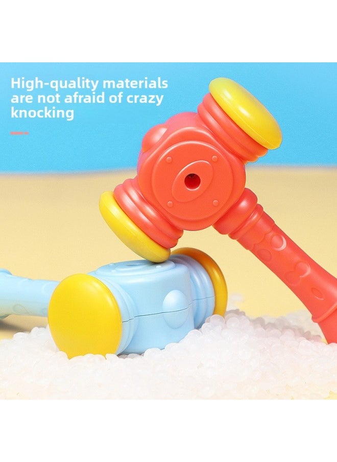Large Hammering Groundhog Toy For Toddlers And Preschool Children Educational Game For Boys And Girls Aged 1 To 2 Years Old-Color:Happy Gopher-red [window Box]]