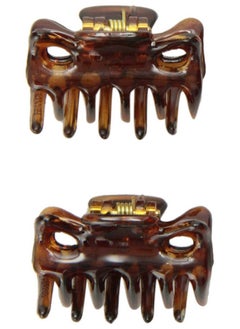 CARAVAN Ext Tiny French Hair Claw Tortoise Shell Pair  - Image 1