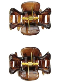 CARAVAN Ext Tiny French Hair Claw Tortoise Shell Pair  - Image 2
