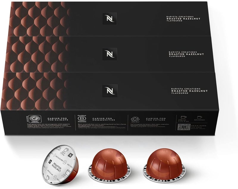 Nespresso Roasted Hazelnut VertuoLine Capsules - Pack of 30 - Image 1