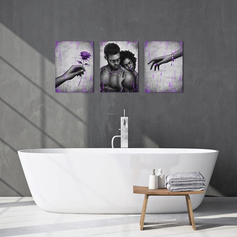Kalormore African American Couple Canvas Wall Art - Image 5