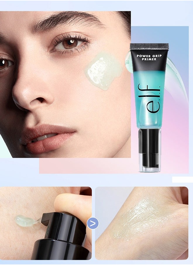 Power Grip Primer Clear —Gel-Based and Hydrating Face Primer For Smoothing Skin ,Gripping Makeup, Moisturizes and Primes 24ml