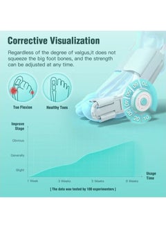 BTFMEI Bunion Corrector, Orthopedic Bunions Correction with Non-slip Big Toe Separators, Adjustable Bunion Splint Suitable for Left/Right Feet Bunion Relief  - Image 5