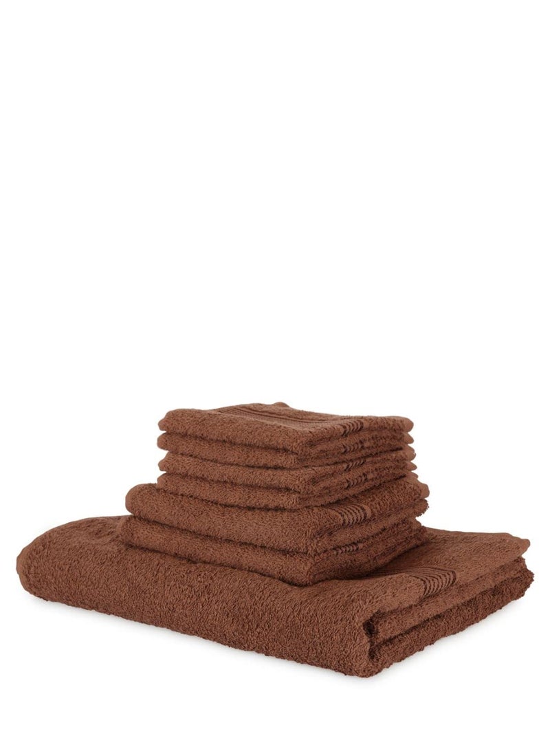 KOPA by Bianca [7pc Quick Dry 100% Cotton Soft Terry Towel -1pc Bath, 2pc Hand, 4pc Face (d'ross) - Super Absorbent, Lightweight, Odour Free - for Men, Women, Kids Solid-Multi - Image 3