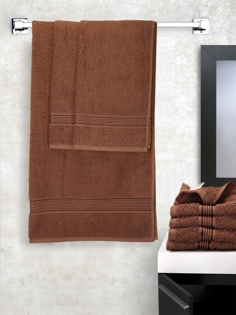 KOPA by Bianca [7pc Quick Dry 100% Cotton Soft Terry Towel -1pc Bath, 2pc Hand, 4pc Face (d'ross) - Super Absorbent, Lightweight, Odour Free - for Men, Women, Kids Solid-Multi - Image 2