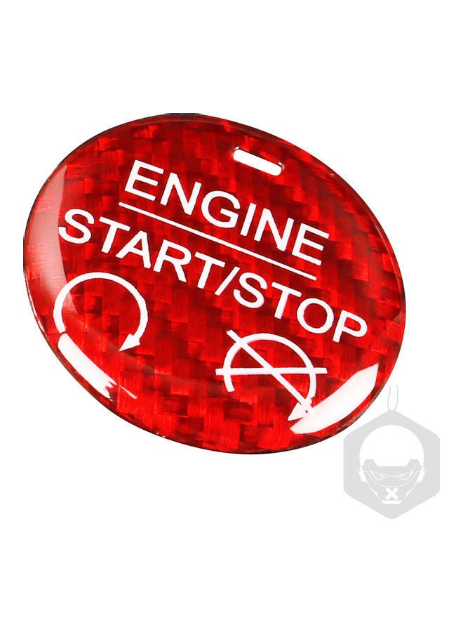 نيبمينينت ملصق واق لمفتاح تشغيل محرك السيارة مصنوع من ألياف الكربون لسيارة Ford Mustang 2015-2019 - Image 4